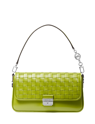Michael Michael Kors Bradshaw Woven Leather Convertible Shoulder