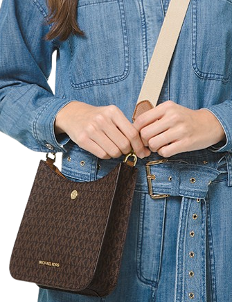 Michael Michael Kors Briley Small Logo Messenger Bag Brixton Baker