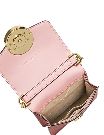 MICHAEL KORS Carmen Small Logo Smartphone Crossbody Bag (light sand)  35S2GNMC5B-ltsand - AllGlitters