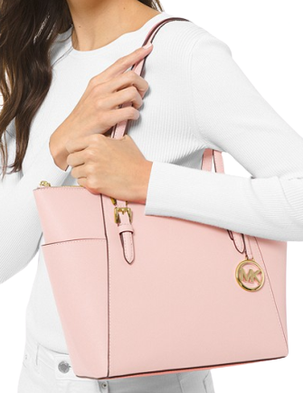 Michael Michael Kors Charlotte Large Saffiano Leather Top-Zip Tote Michael Michael Kors Charlotte Large Saffiano Leather Top-Zip Tote