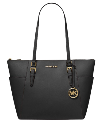 MICHAEL KORS Charlotte Large Saffiano Style Top-Zip Tote Bag