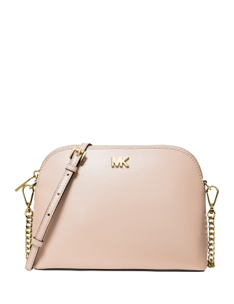 Michael Michael Kors Crossgrain Leather Dome Crossbody