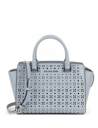 Michael Michael Kors Perforated Floral Medium Selma Satchel Michael Michael Kors Perforated Floral Medium Selma Satchel