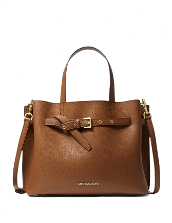 Emilia large pebbled leather satchel Clearance