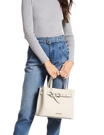 Emilia large pebbled leather satchel Clearance