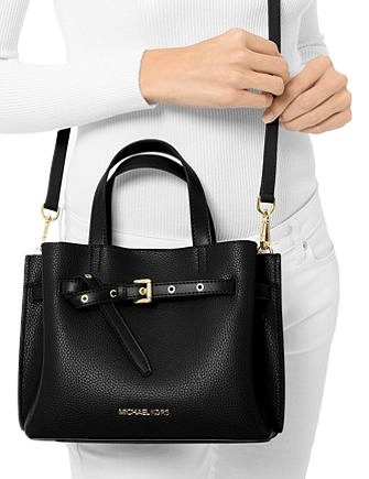 Pebbled leather satchel cheap