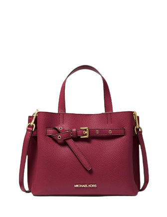 Michael Kors Emilia Small Pebbled Leather Satchel