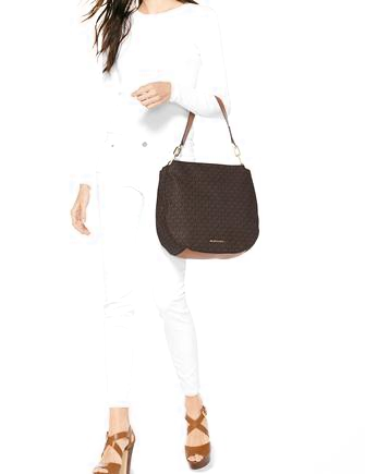 Michael kors fulton discount large signature hobo