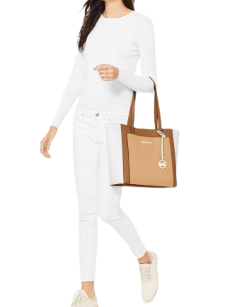 Michael Michael Kors Gemma Colorblocked Tote Brixton Baker