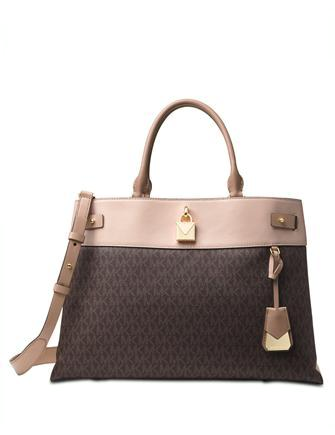 Michael kors gramercy signature satchel outlet
