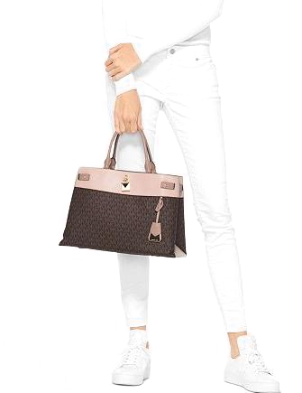 Michael kors top gramercy signature satchel
