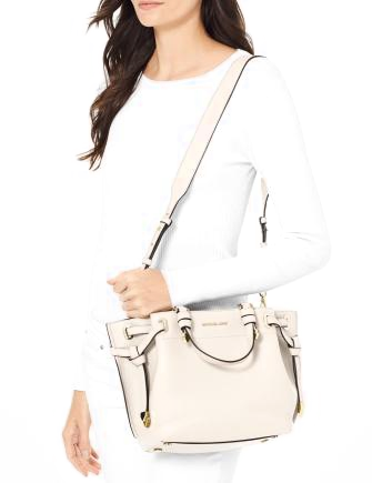 Greta large pebbled leather satchel discount