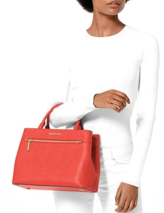 Michael kors hailee crossgrain leather satchel hotsell