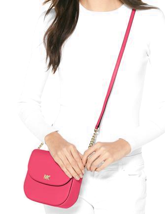Michael michael kors half dome signature small crossbody top