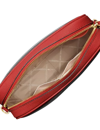 Michael Michael Kors Jet Set Flap Chain Leather Crossbody