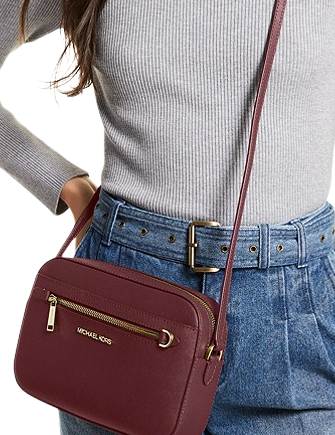 Jet set large top saffiano leather crossbody