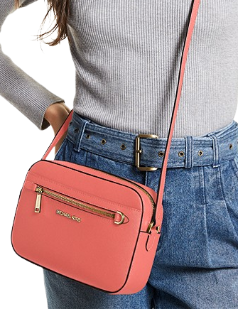 Michael Kors Jet Set Large Saffiano Leather Crossbody Bag just $99 shipped  (Reg. $400!)