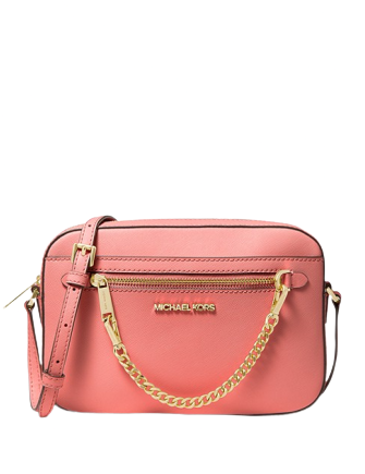 Michael Kors Bags | Michael Kors Grapefruit Jet Crossbody | Color: Pink | Size: Os | Bchiri16's Closet