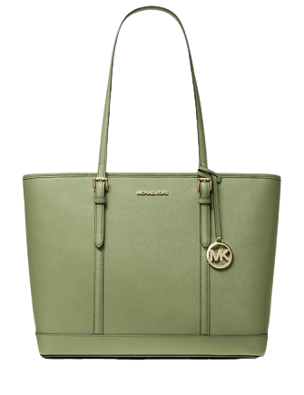 Michael kors jet set 2025 travel saffiano leather tote