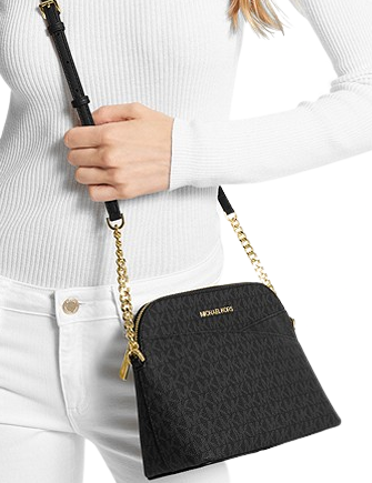 michael kors jet set dome crossbody