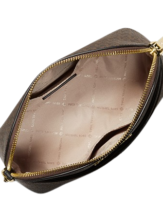 Michael Kors Jet Set Travel Medium Crossbody Leather Handbag