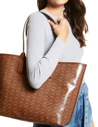 Michael Michael Kors Bags | Jodie Large Logo Jacquard Tote Bag | Color: Brown | Size: Os | Brittc423's Closet