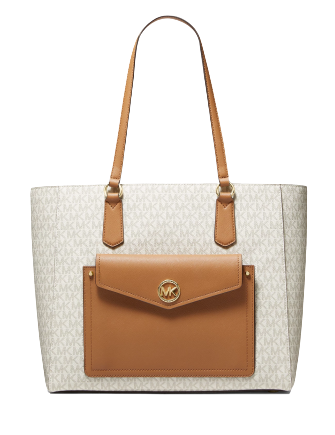 Michael Michael Kors Joey Large Signature Pocket Tote Brixton Baker