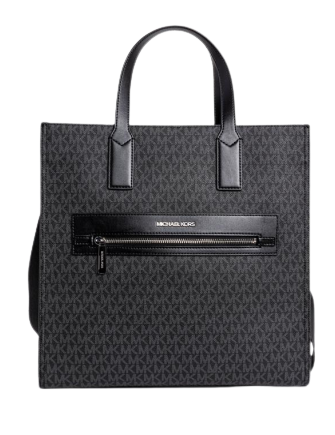 Michael Kors Bags | Michael Kors Large Kenly Tote Bag Black | Color: Black/Gold | Size: Large | Tot77's Closet