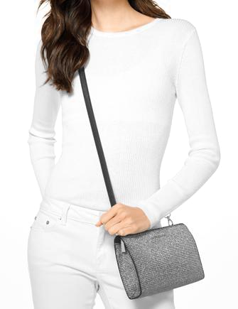 Michael kors top grey clutch