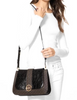 Michael Michael Kors Lillie Signature Polished Top-Handle Satchel