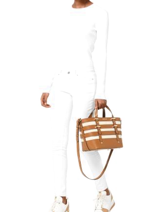 Michael Michael Kors Marie Medium Cage Tote Brixton Baker