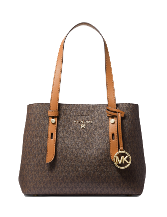 MICHAEL Michael Kors Women's Mel Small Tote Bag - Luggage