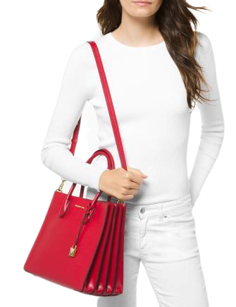 Mercer pebbled and embossed leather accordion crossbody sale