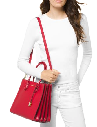 Michael Michael Kors Mercer Large Center Tote - Red