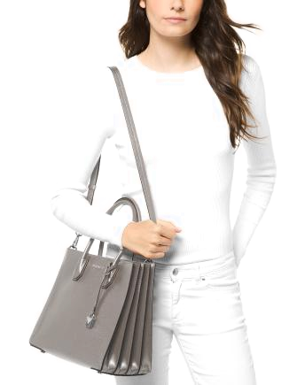 Mercer accordion pebble leather tote shop