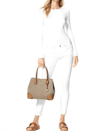 Mercer gallery canvas center zip tote discount