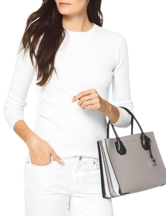 Mercer large pebbled leather accordion outlet tote bag