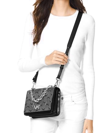 Michael michael kors mott metallic deco chain swing shoulder bag outlet