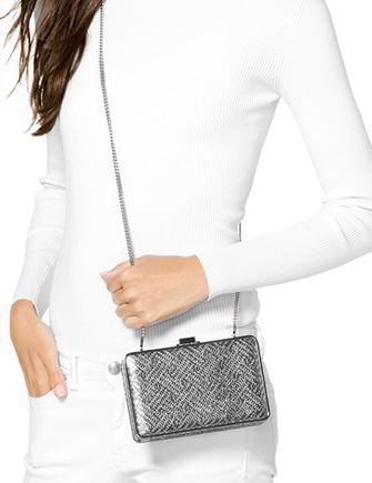 Michael Michael Kors Pearl Medium Box Clutch