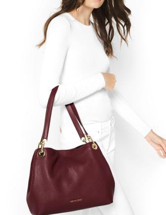 Michael Michael Kors Raven Pebble Leather Tote Brixton Baker