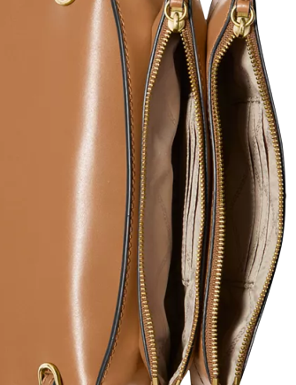 Michael Michael Kors Signature Charm Triple Gusset Crossbody