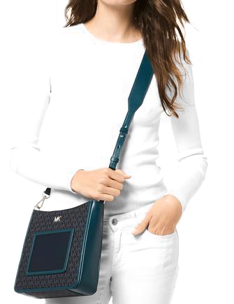 Michael Michael Kors Signature Gloria Pocket Swing Pack Crossbody Brixton Baker