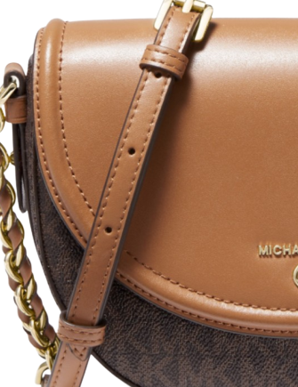 Michael Michael Kors Signature Half Dome Chain Crossbody