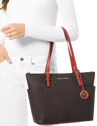 Michael Michael Kors Signature Jet Set East West Top Zip Tote