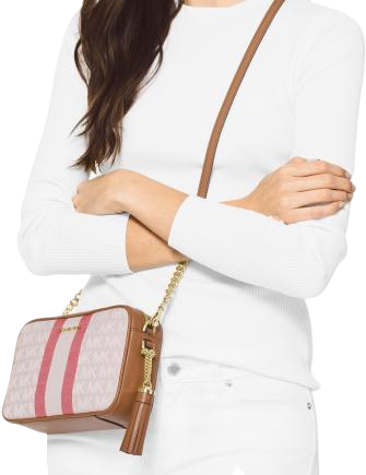 Mk striped bag sale