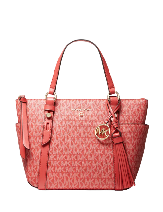 Michael kors signature sullivan convertible top zip tote Clearance
