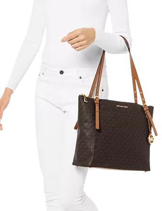 Signature voyager large east west tote Clearance