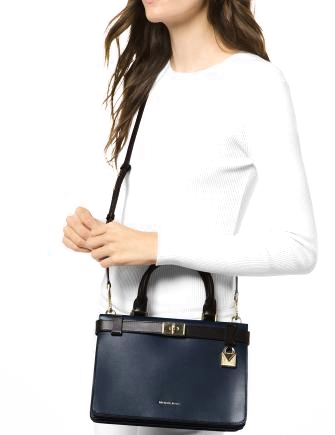 Michael Michael Kors Tatiana Small Leather Satchel Brixton Baker