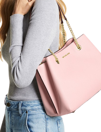 Michael Michael Kors Teagan Large Pebbled Leather Shoulder Bag