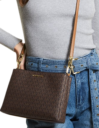 Michael Michael Kors Trisha Medium Logo Crossbody Bag Michael Michael Kors Trisha Medium Logo Crossbody Bag